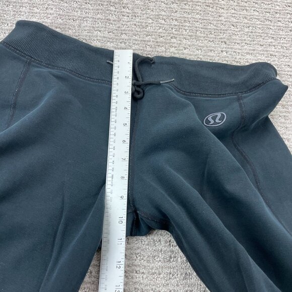 Lululemon Jogging Pants Women Fits XL Black Straight Leg Running Jogging Yoga - Picture 8 of 11